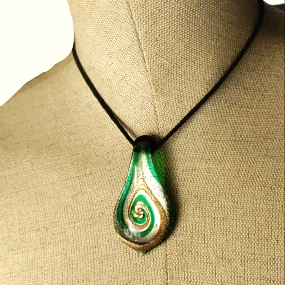 Murano Glass Pendant Necklace